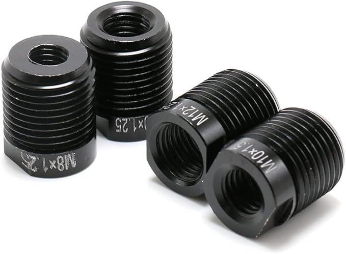 (Black) Metal Racing Manual Gear Shift Knobs Adapters for Fit Compatible with Mazda Tacoma STi Nismo 2004 Honda Accord Subaru Focus ST Miata Toyota