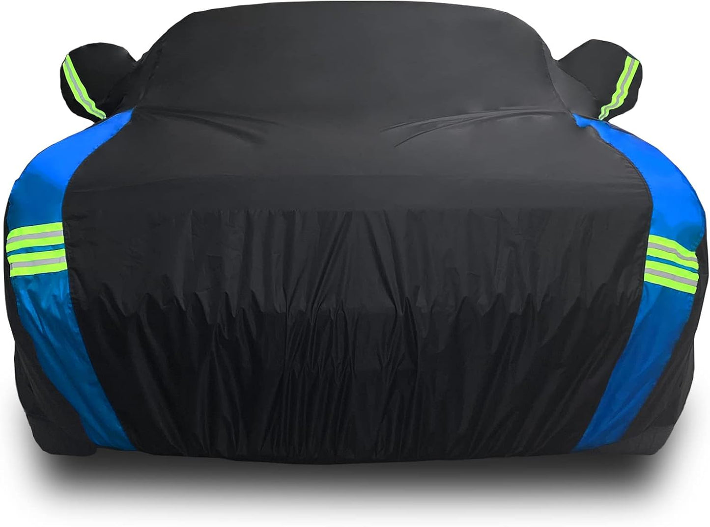 Avecrew Dodge Challenger Car Cover Waterproof All Weather for Automobiles, Outdoor Full Exterior Covers Fit 2008-2025 Dodge Challenger with Windproof Strap and Driver Door Zipper
