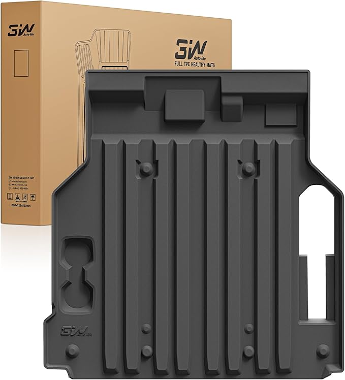 3W Front Cargo Liner Fit for Silverado EV/GMC Sierra EV/Sierra EV Denali 2024 2025 Accessories All Weather TPE Custom Fit Front Trunk Liner for Silverado EV/GMC Sierra EV/Sierra EV Denali