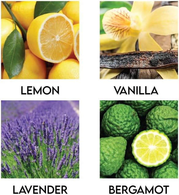 Monaco Lemon Vanilla Room Spray 6.7 Fl Oz Car Air Freshener Perfume Fabric and Linen Mist Luxury Fragrance Spray Home Scent