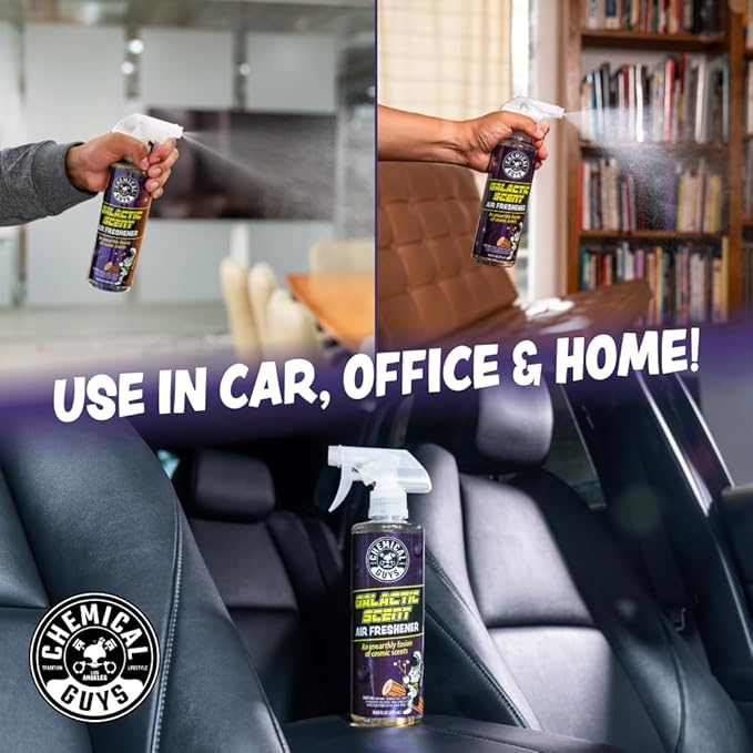 Chemical Guys Galactic Scent, Air Freshener, Great for Cars, Trucks, SUVs, RVs, Home, Garage, Workspace, Dorm Room & More (16 Fl Oz) - AIR25516