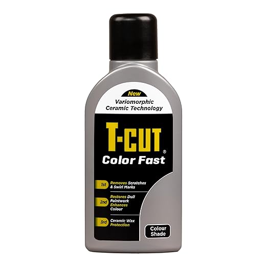 T-Cut Dark Silver Scratch Remover Color Fast Paintwork Restorer Car Polish, 13 Colors Available, 17 Fl Oz