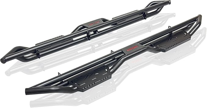 Heavy Duty Metal Running Boards Compatible with 2024+ Toyota Tacoma Double Cab with 4 Full Size Doors(4th Generation),Three Tube Side Steps 6.7'' Nerf Bars