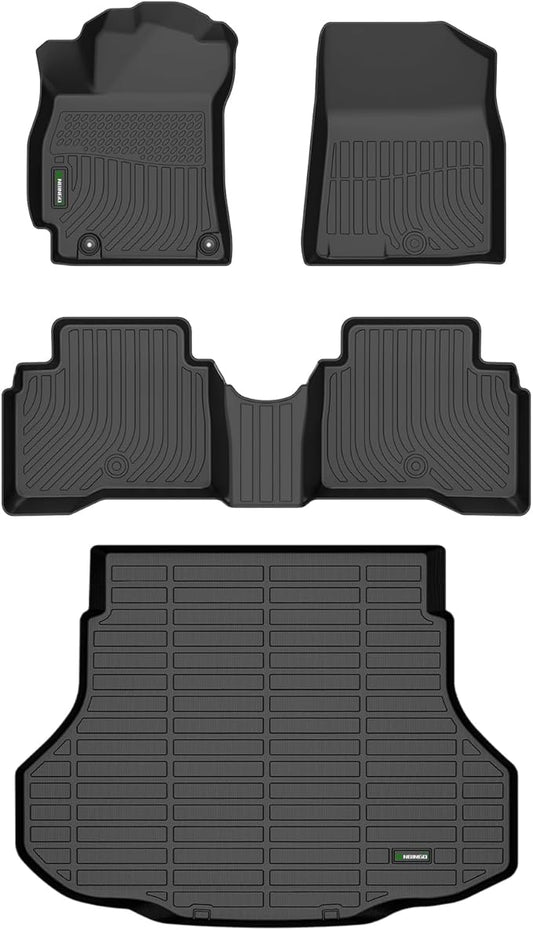 ANBINGO®Floor Mats Fit for Hyundai Elantra Hybrid 2021-2025&Cargo Liners All Weather Mats for Hyundai Elantra Hybrid TPE Car Mat Rugs for Elantra Hybrid Rubber Trunk Carpet for Elantra Hybrid