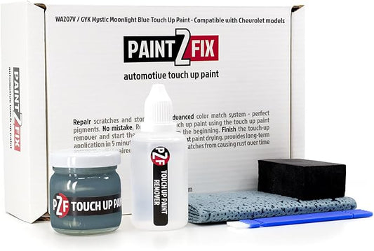 WA207V / GYK Mystic Moonlight Blue Touch-Up Paint Kit for Scratches and Chips - Compatible with Chevrolet Models