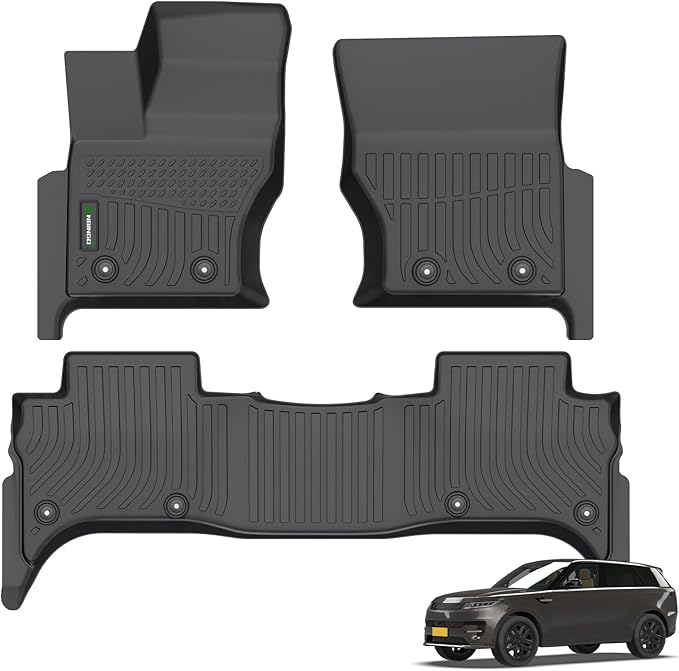 ANBINGO- Floor Mats Custom for Range Rover Sport 2014-2022 (Only for Range Rover Sport) All Weather Range Rover Sport Mats, Rover Sport Floor Mat,Range Rover Sport Accessories - Black