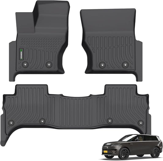 ANBINGO- Floor Mats Custom for Range Rover Sport 2014-2022 (Only for Range Rover Sport) All Weather Range Rover Sport Mats, Rover Sport Floor Mat,Range Rover Sport Accessories - Black