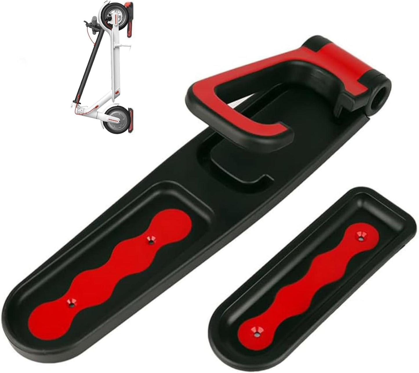 Bike Rack Garage Bicycle Wall Mount Holder Garage Hooks for Hanging Bike Bicycle Vertical Bike Hooks Easily Hang/Detach in Indoor Bike Storage or Garage Organizers and Storage Red