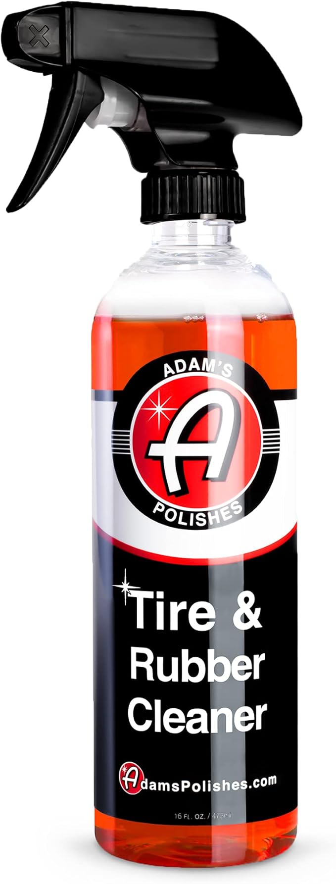 Adam's Polishes Tire & Rubber Cleaner (16 oz) - Removes Discoloration From Tires Quickly - Works Great on Tires, Rubber & Plastic Trim and Rubber Floor Mats