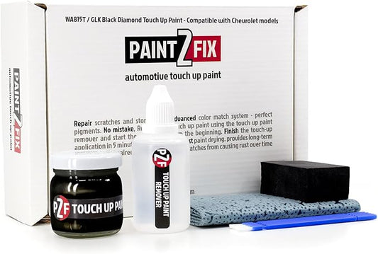 WA815T / GLK Black Diamond Touch-Up Paint Kit for Scratches and Chips - Compatible with Chevrolet Models