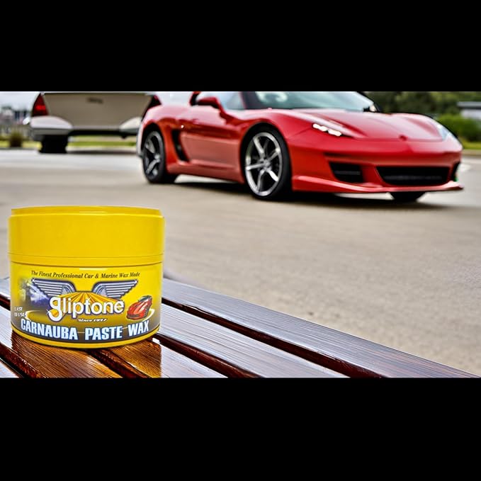 Gliptone Carnauba Paste Wax, Easy-To-Use for Car & Marine, Maximum Surface Protection and Superior Shine