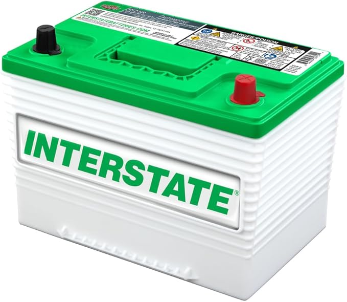 Interstate Batteries Automotive Battery 12V 63Ah (Group 34R) 800CCA SLI Pure Lead AGM Automobile Replacement Battery for Cars, Jeeps, SUVs, Trucks, Vans (MTZ-34R)