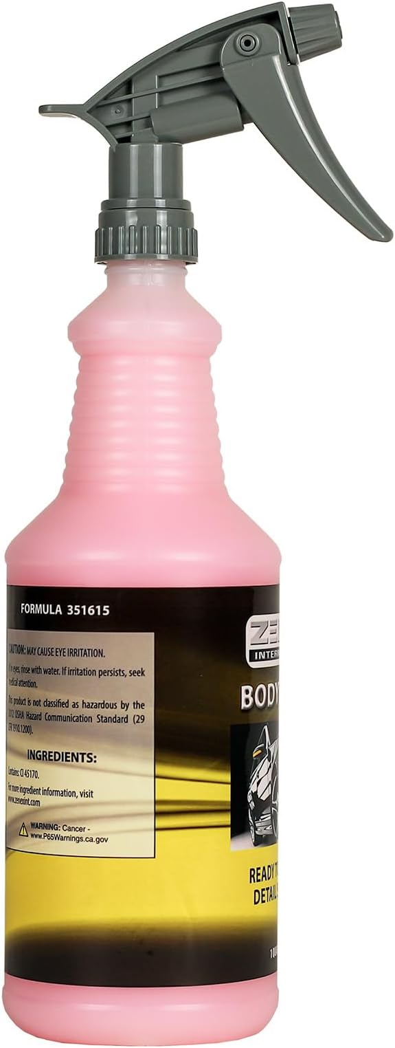 Zenex Body Gloss Liquid Spray Wax - High Gloss Professional-grade Detail Spray Wax | Cleans & Protects Painted Surfaces, Glass, Chrome, & More | Water-Repellant Protection | 32 oz (2 Pack)