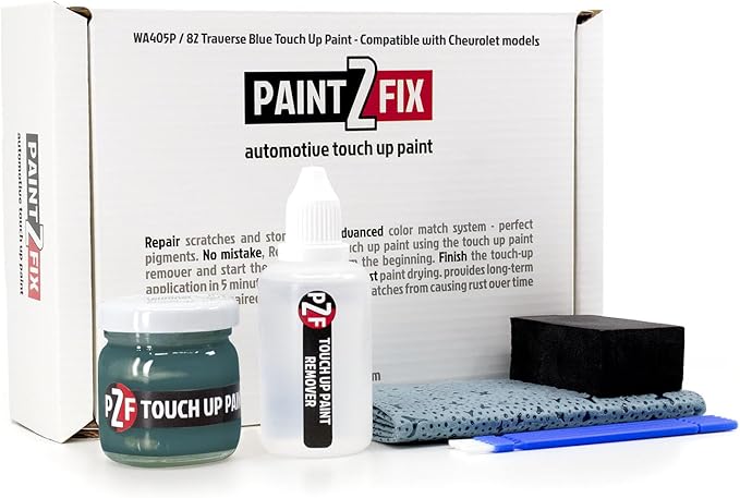 WA405P / 82 Traverse Blue Touch-Up Paint Kit for Scratches and Chips - Compatible with Chevrolet Models
