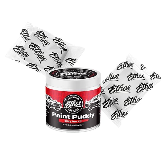 Ethos Clay Bar Kit Paint Puddy Car Detailing Clay 200g - Detail Kit Premium Clay Bars Auto Detailing Clay Bar for Car Detailing, Wash and Clean