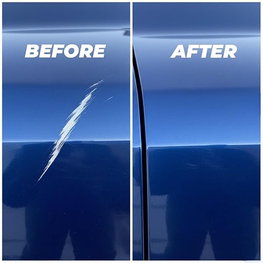 ExoForma Car Scratch Remover Kit for Scratches & Swirls - Paint Correction System with Drill Attachment, Polishing Pad & Microfiber Towel - Restores Color, Gloss, and Shine - for All Paint Finishes