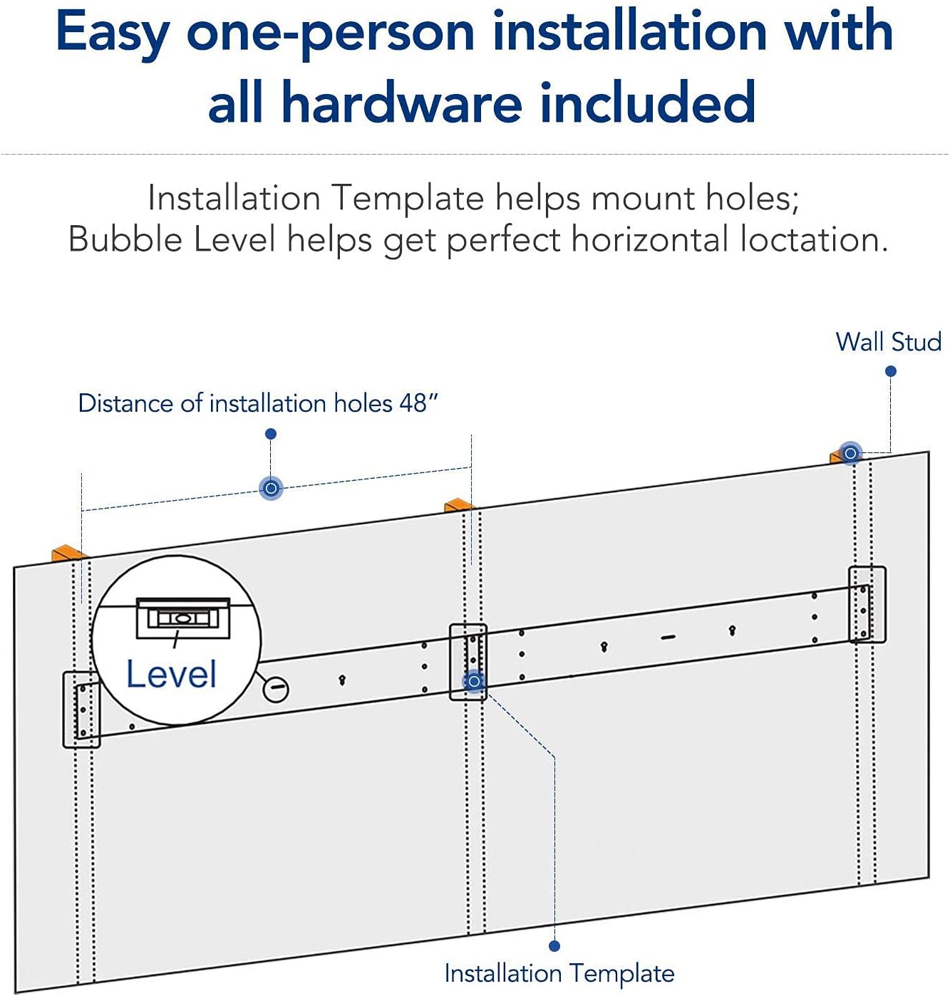 FLEXIMOUNTS 2 Pack 2x4ft Garage Storage 24x48 inch Bike Wall Shelving Rack, 440lbs Total Weight Capacity, Black
