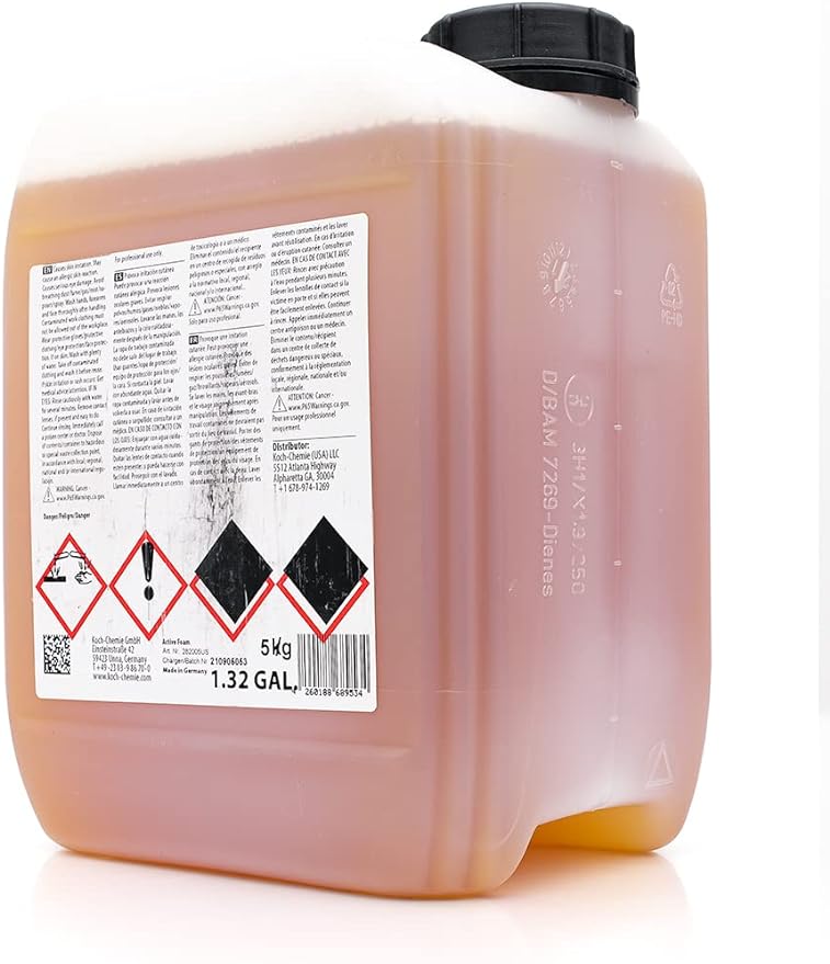 KOCHCHEMIE - Active Foam - Phosphate and NTA Free, Paintwork Protective, Unique Foam Formulation, Long Lasting Sandalwood Aroma (5 Liters)