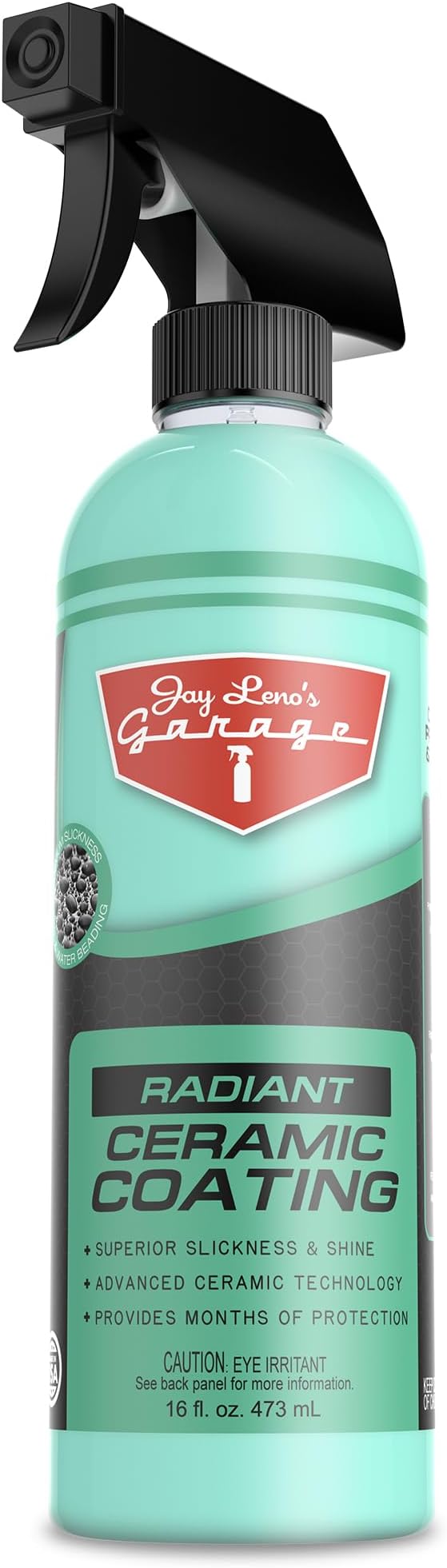 Jay Leno's Garage Radiant Ceramic Coating – Ceramic Coating for Cars and Trucks, Easy-to-Apply Ceramic Spray Coating for Long-Lasting Ceramic Coat Protection, Enhances Shine and Gloss of Your Vehicle