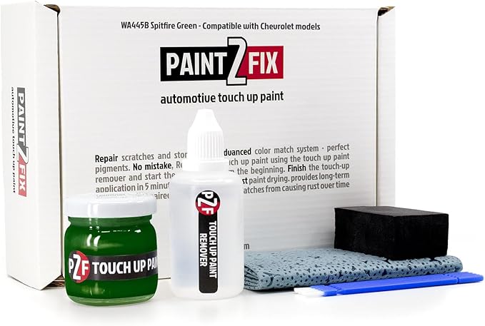 WA445B Spitfire Green | Krypton Green Touch-Up Paint Kit for Scratches and Chips - Compatible with Chevrolet Models