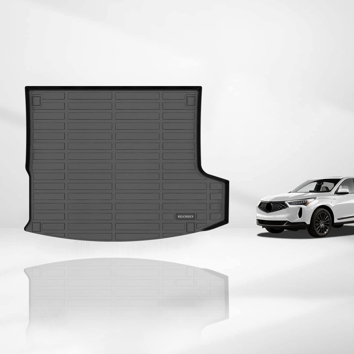 KELCSEECS® Floor Mats & Cargo Liner Custom for Acura RDX 2025 2024 2023 2022 2021 2020 2019,All Weather Protection TPE Floor Liners Front& Rear Row Full Set Acura RDX Accessories Black