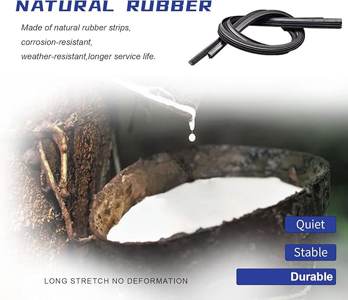 OEM QUALITY 24" + 18" Premium All-Seasons Stable And Quiet Sakura Pink Windshield Wiper Blades (Set of 2)