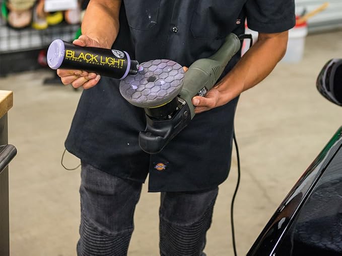 Chemical Guys Black Light Hybrid Radiant Finish - Premium Glaze and Sealant for Black and Dark Colored Cars - Enhances Depth, Gloss and Protection on Cars, Trucks, SUVs and More, 16 fl oz Bottle