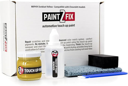 WA9414 Sunblast Yellow Touch-Up Paint Kit for Scratches and Chips - Compatible with Chevrolet Models