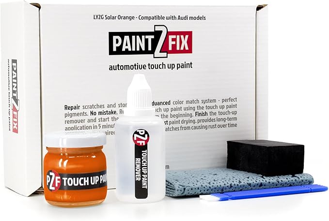 LY2G Solar Orange | Glutorange Touch-Up Paint Kit for Scratches and Chips - Compatible with Audi Models