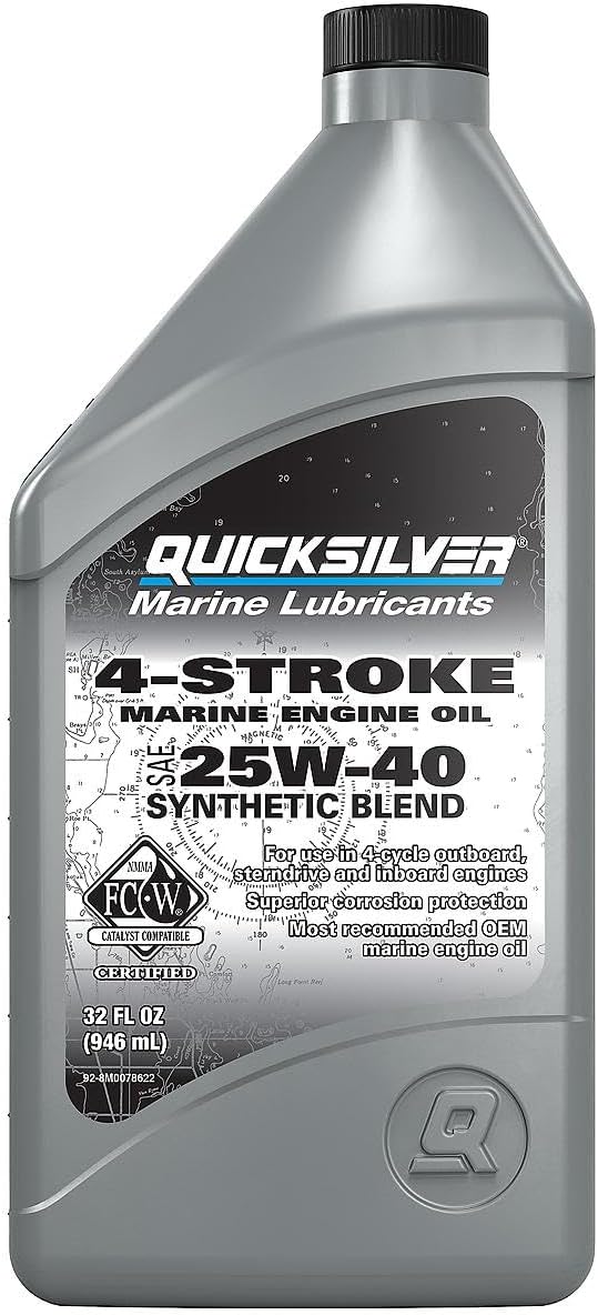 Quicksilver by Mercury Marine 25W-40 Marine Engine Oil