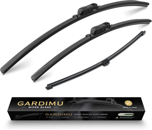 Replacement for BMW X7 Windshield Wiper Blades, 3 Pieces of Car Front and Rear Window Wiper Blades for BMW X7