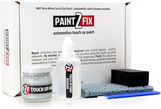 WHT Alta White Touch-Up Paint Kit for Scratches and Chips - Compatible with Genesis Models