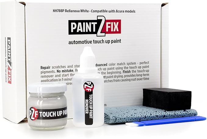 NH788P Bellanova White | White Orchid Touch-Up Paint Kit for Scratches and Chips - Compatible with Acura Models