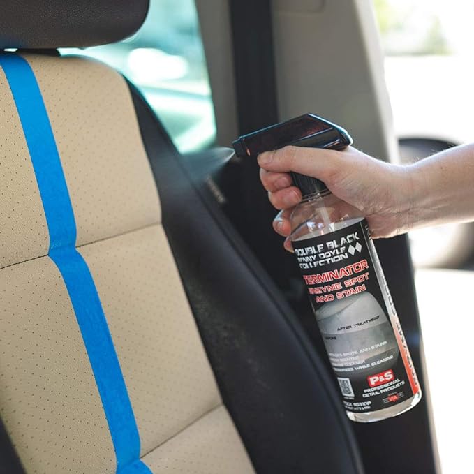 P & S PROFESSIONAL DETAIL PRODUCTS - Terminator Enzyme Spot and Stain Remover - Perfect for Deodorizing, Removing Embedded Soils, Grease, Dirt, and Protein-Based Stains; Fresh Scent (1 Quart)