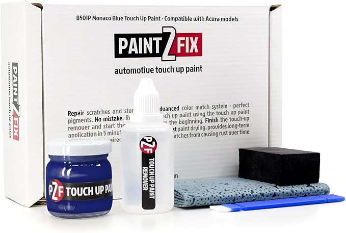 B501P Monaco Blue Touch-Up Paint Kit for Scratches and Chips - Compatible with Acura Models