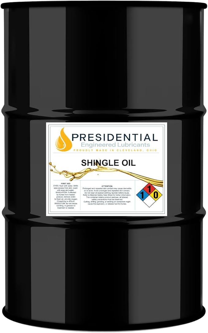 Presidential Shingle Oil - Indoor & Outdoor Oil for Protection of Wood Surfaces- Reduces Weathering - Made in USA (55 Gallon Drum)