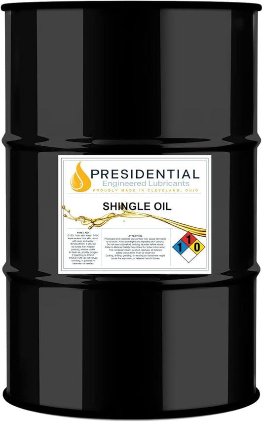 Presidential Shingle Oil - Indoor & Outdoor Oil for Protection of Wood Surfaces- Reduces Weathering - Made in USA (55 Gallon Drum)