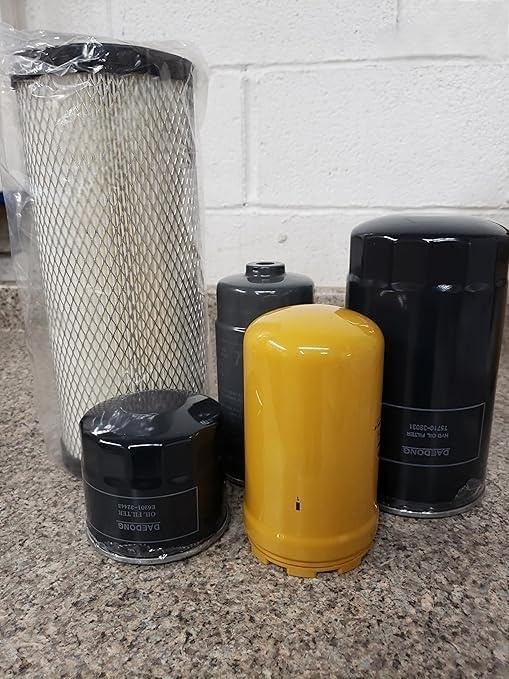 E6201-32443 F6800-16411 T4125-38021 P822768 T5710-38031 ENGINE OIL FILTER Kit Compatible for Kioti DK4210 DK4710 DK5310 Tractors
