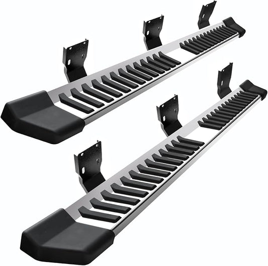 COMNOVA OE Style 6 Inch Side Running Boards Nerf Bars Side Steps Side Bars Fit 1999-2016 Ford F250 F350 Super Duty Extended Cab Pickup 3/4 Size Rear Doors.