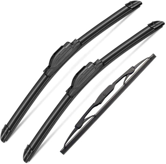 3Pcs Windshield Wiper Blades for Cadillac XT5 2017 2018 2019 2020 2021 2022 2023, Original Equipment Automotive Replacement Windshield Wiper for My Car-24"/20"/11T" (Pack of 3) J- HOOK