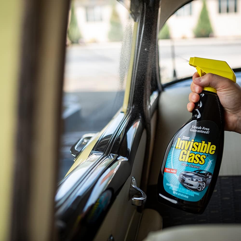 Invisible Glass 99016 5-Piece Windshield Glass Treatment Kit Includes Anti-Fog for Interior, Rain Repellent for Exterior, Premium Spray Glass Cleaner, and (2) Microfiber Cleaning Cloths