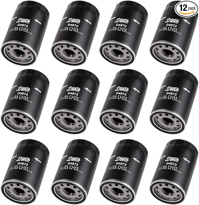 Doc's Diesel Oil Filter 12-Pack D4872-12 | Compatible with Ford 7.3L Powerstroke 1994-2003 | Replaces FL1995