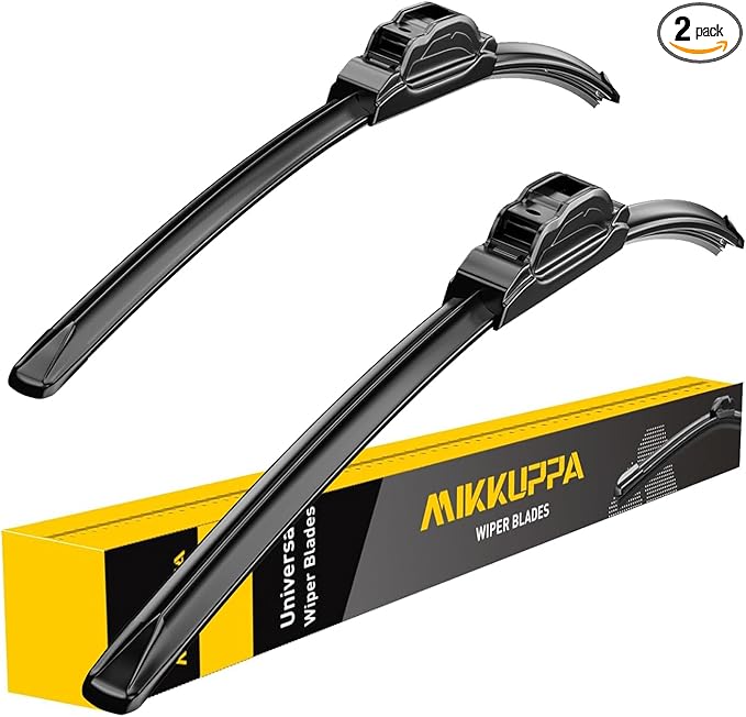 MIKKUPPA 26"+18" Windshield Wiper Blade Replacement for 2011-2018 Honda Civic, 2011-2018 Toyota Camry, 2014-2023 Jeep Cherokee - All Season Wiper Blades, Pack of 2