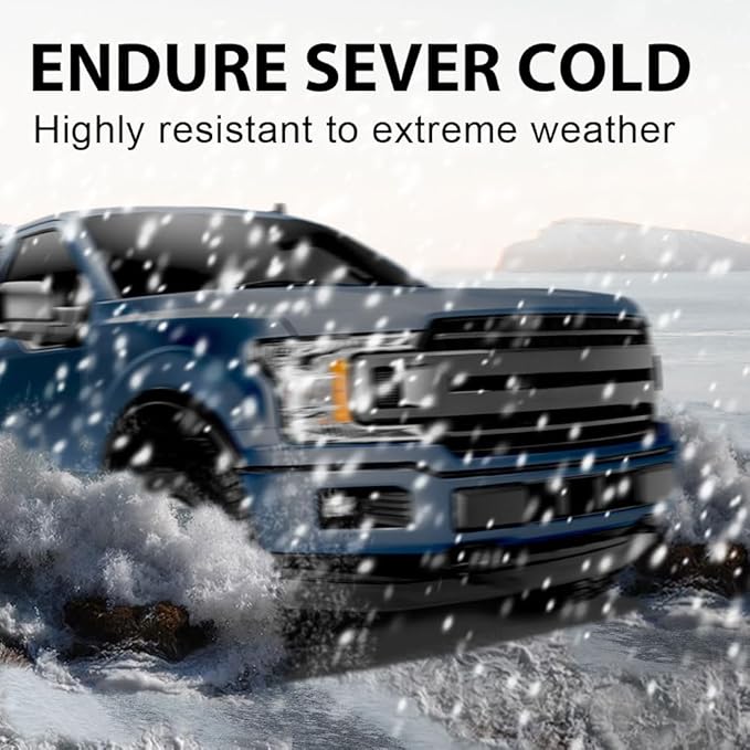 CHEDA Fender Flares Compatible with Ford F150 2018-2020 Black Factory Style Textured Paintable 4PCS