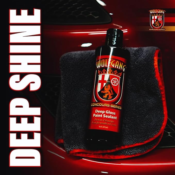 Wolfgang Deep Gloss Paint Sealant | High-Gloss Finish & Durable Protection | Hydrophobic Formula Repels Water & Contaminants | Easy Application for Long-Lasting Shine | WG-5500-FBA | 16 fl. oz.