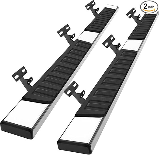 COMNOVA Quad Cab 2009-2018 Running Boards Compatible with Dodge Ram 1500 Quad Cab(Incl. 19-24 Classic)/10-24 Ram 2500 3500, 6 Inch Extended Cab Running Boards, Black Side Steps Step Bars