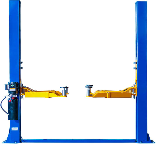 Car Lift Single/2 Post Auto Lifts, 6200/9000/10000LBS Capacity, 240V Hydraulic Truck Hoist, Heavy Duty Auto Lift with Safety Locks for Home Garage (9000LBS 2 Post, 1)