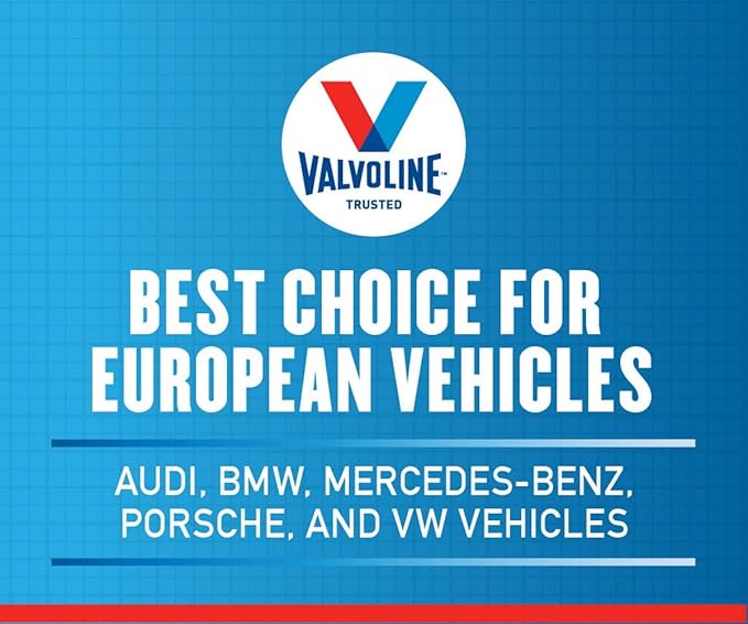 Valvoline European Vehicle Full Synthetic 0W-40 Motor Oil 5 Quart