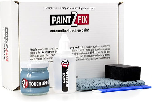 B72 Light Blue | Dream Blue Touch-Up Paint Kit for Scratches and Chips - Compatible with Toyota Models