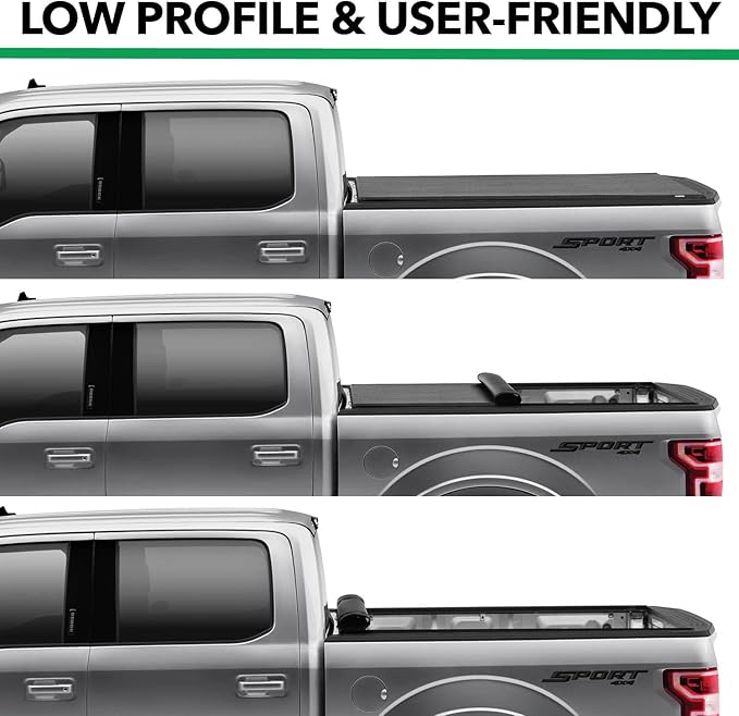 Gator ETX Soft Roll Up Truck Bed Tonneau Cover | 53315 | Fits 2015 - 2020 Ford F-150 (incl. Raptor) 5' 7" Bed (67.1")